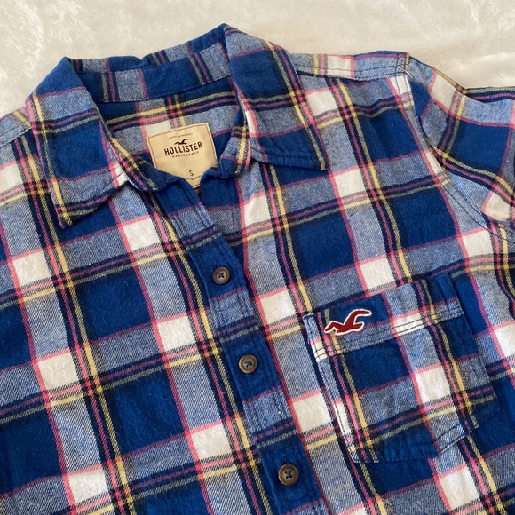 Hollister plaid long sleeve tee - Picture 2 of 2